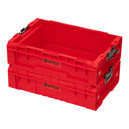 Qbrick System PRO Box Extender 2.0 RED ULTRA HD Custom Coffret extension 450 x 310 x 151 mm 9 l empilable