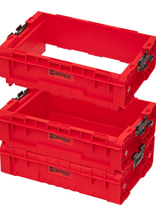 Qbrick System PRO Box Extender 2.0 RED ULTRA HD Extensión de caja personalizada 450 x 310 x 151 mm 9 l apilable