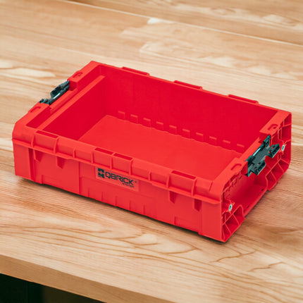Qbrick System PRO Box 130 2.0 RED ULTRA HD Conteneur empilable personnalisé 450 x 310 x 151 mm 9 l empilable