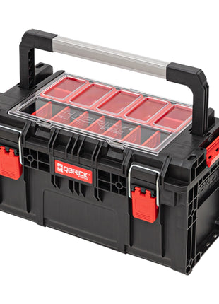 Qbrick System PRIME Toolbox 250 Expert avec organiseur empilable 535 x 327 x 277 mm 26l IP66 avec 10 séparateurs + 5 inlays