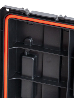 Qbrick System PRIME Toolbox 250 Expert avec organiseur empilable 535 x 327 x 277 mm 26l IP66 avec 10 séparateurs + 5 inlays