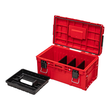 Qbrick System PRIME Toolbox 250 Vario RED ULTRA HD Custom empilable 535 x 327 x 271 mm 26l IP66 avec 3 séparateurs