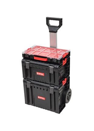 Qbrick System PRO Set 2 Set de chariot à outils + PRO Cart 2.0 + PRO Toolbox 2.0 + PRO Organizer 100 450 x 390 x 690 mm 52 l IP54