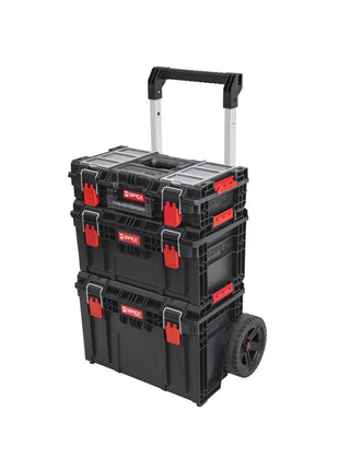 Qbrick System PRIME SET 1 PRIME Cart Trolley sztaplowany + PRIME Toolbox 250 Vario + PRIME Toolbox 150 Vario sztaplowany IP66