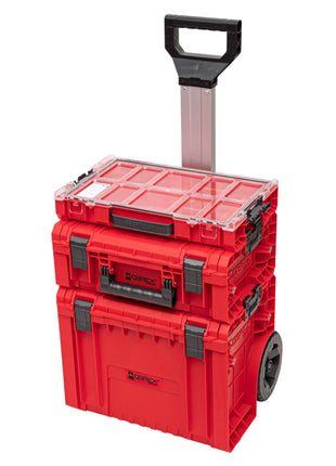 Qbrick System PRO 2.0 Set 4 RED ULTRA HD Set chariot à outils + PRO Cart 2.0 + PRO Technician Case 2.0 + PRO Organizer 100 450 x 390 x 690 mm 45 l IP54