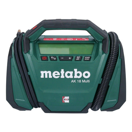 Metabo AK 18 Multi Compresseur sans fil 18 V 11 bar + 1x batterie 2,0 Ah - sans chargeur