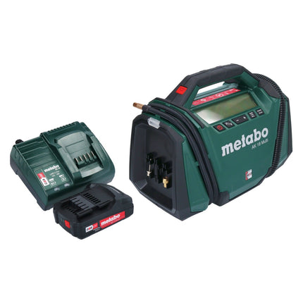 Metabo AK 18 Multi compresseur sans fil 18 V 11 bar + 1x batterie 2,0 Ah + chargeur