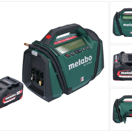 Metabo AK 18 Multi Compresseur sans fil 18 V 11 bar + 1x batterie 4,0 Ah - sans chargeur