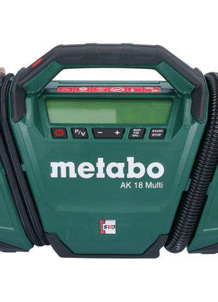 Metabo AK 18 Compresor multibatería 18 V 11 bar + 1x batería 4,0 Ah - sin cargador