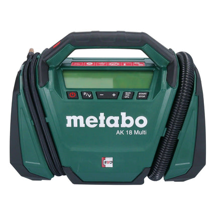 Metabo AK 18 Multi Compresseur sans fil 18 V 11 bar + 1x batterie 4,0 Ah - sans chargeur