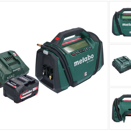 Metabo AK 18 Compresseur à batterie multiple 18 V 11 bar + 1x batterie 4,0 Ah + chargeur