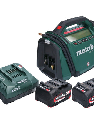 Kompresor akumulatorowy Metabo AK 18 Multi 18 V 11 bar + 2x akumulator 4,0 Ah + ładowarka