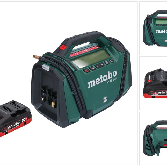 Metabo AK 18 Multi Compresseur sans fil 18 V 11 bar + 1x batterie 4,0 Ah - sans chargeur