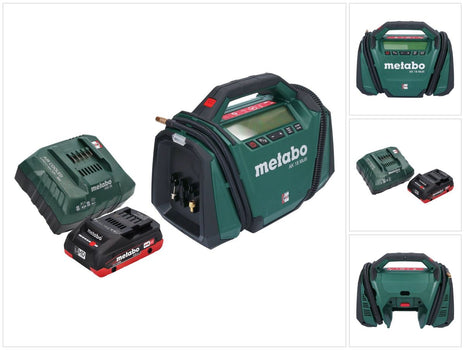 Kompresor akumulatorowy Metabo AK 18 Multi 18 V 11 bar + 1x akumulator 4,0 Ah + ładowarka