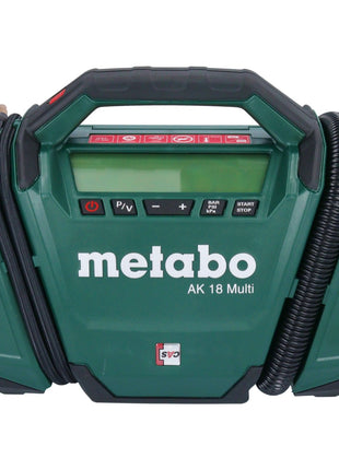 Metabo AK 18 Compresseur à batterie multiple 18 V 11 bar + 1x batterie 4,0 Ah + chargeur