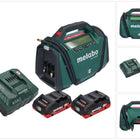 Metabo AK 18 Multi compresseur sans fil 18 V 11 bar + 2x batterie 4,0 Ah + chargeur