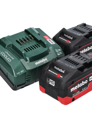 Metabo AK 18 Compresor multibatería 18 V 11 bar + 2x baterías 5,5 Ah + cargador