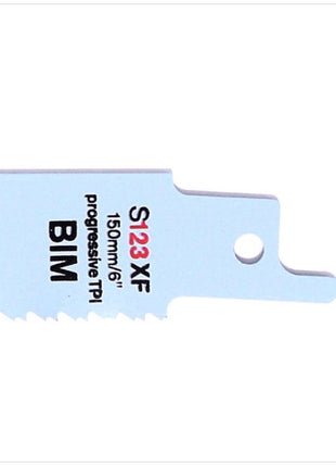 Bosch 5 Säbelsägeblätter 150 mm Progressor for Metal S 123 XF / S123XF ( 2608654402 ) - Toolbrothers