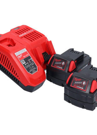 Riveteuse aveugle sur batterie Milwaukee M18 ONEFPRT-602X 18 V 20 kN sans balais + 2x batterie 6,0 Ah + chargeur + boîtier HD