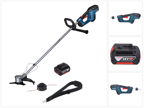 Bosch GFR 18V-23 Professional Débroussailleuse sans fil 18 V 230 mm Brushless + 1x batterie 5,0 Ah - sans chargeur