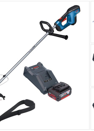 Bosch GRT 18V-33 Cortabordes a batería profesional 18 V 330 mm sin escobillas + 1x batería 4,0 Ah + cargador