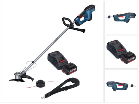 Bosch GFR 18V-23 Professional Débroussailleuse sans fil 18 V 230 mm Brushless + 1x batterie 5,0 Ah + chargeur