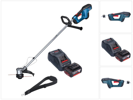 Bosch GRT 18V-33 Cortabordes a batería profesional 18 V 330 mm sin escobillas + 1x batería 5,0 Ah + cargador