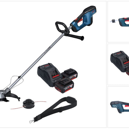 Bosch GFR 18V-23 Professional Débroussailleuse sans fil 18 V 230 mm Brushless + 2x batterie 5,0 Ah + chargeur