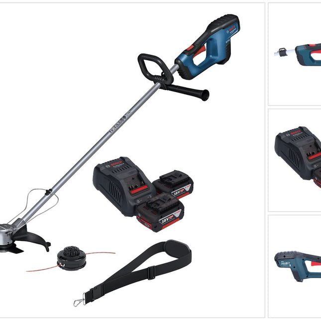Bosch GFR 18V-23 Professional Débroussailleuse sans fil 18 V 230 mm Brushless + 2x batterie 5,0 Ah + chargeur