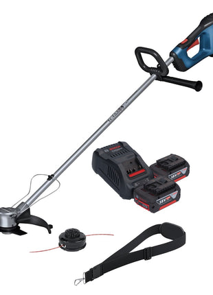 Bosch GFR 18V-23 Desbrozadora de batería profesional 18 V 230 mm sin escobillas + 2x baterías 6,0 Ah + cargador