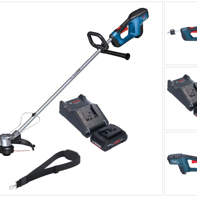 Coupe-bordures sans fil GRT 18V-33 Professional Bosch 18 V 330 mm Brushless + 1x batterie ProCORE 4,0 Ah + chargeur