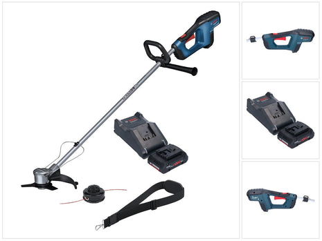 Bosch GFR 18V-23 Desbrozadora de batería profesional 18 V 230 mm sin escobillas + 1x batería ProCORE 4,0 Ah + cargador