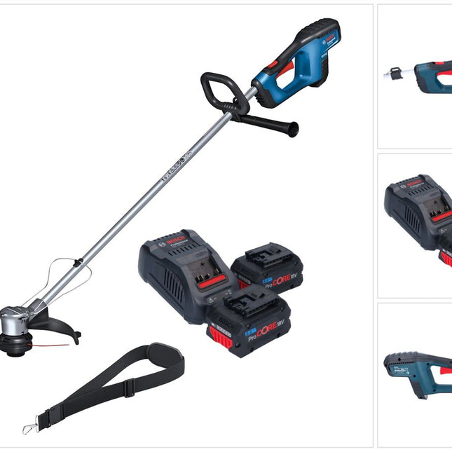 Bosch GRT 18V-33 Taille-bordures professionnel sans fil 18 V 330 mm sans balais + 2x batterie ProCORE 8,0 Ah + chargeur