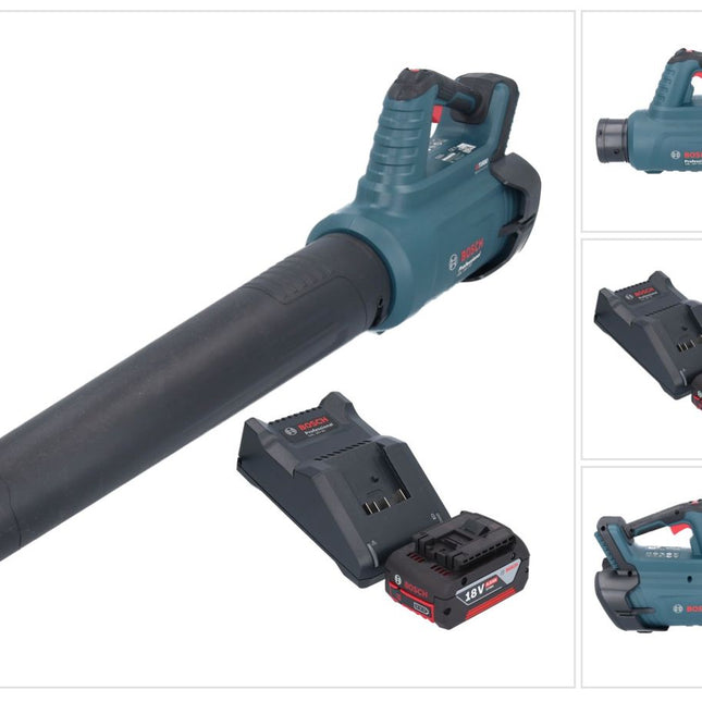 Bosch GBL 18V-750 Professional Souffleur sans fil 18 V BITURBO Brushless + 1x batterie 4,0 Ah + chargeur
