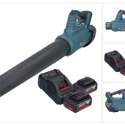 Souffleur à batterie Bosch GBL 18V-750 Professional 18 V BITURBO brushless + 2x batteries 6,0 Ah + chargeur