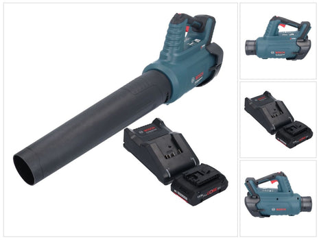 Bosch GBL 18V-750 Profesjonalna dmuchawa akumulatorowa 18 V BITURBO Brushless + 1x akumulator ProCORE 4,0 Ah + ładowarka