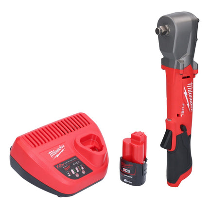 Milwaukee M12 FRAIWF12-201 Visseuse d'angle sans fil 12 V 1/2" 270 Nm Brushless + 1x batterie 2,0 Ah + chargeur