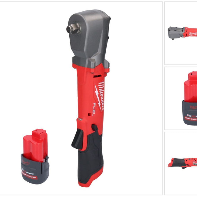Milwaukee M12 FRAIWF12-251 Visseuse d'angle sans fil 12 V 1/2" 270 Nm Brushless + 1x batterie 2,5 Ah - sans chargeur