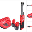 Milwaukee M12 FHIR14LR-202 Clé à cliquet sans fil à grande vitesse 12 V 47 Nm 1/4