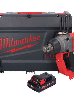 Milwaukee M18 ONEFHIWF1-301X Avvitatore a impulsi a batteria 18 V 2033 Nm 1 Brushless + 1x batteria 3,0 Ah + HD Box - senza caricabatterie