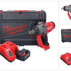 Clé à chocs sans fil Milwaukee M18 ONEFHIWF1-401X 18 V 2033 Nm 1″ brushless + 1x batterie 4,0 Ah + chargeur + boîtier HD