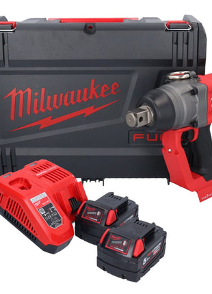 Milwaukee M18 ONEFHIWF1-502X Akku Schlagschrauber 18 V 2033 Nm 1″ Brushless + 2x Akku 5,0 Ah + Ladegerät + HD Box