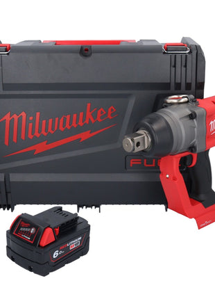 Clé à chocs sans fil Milwaukee M18 ONEFHIWF1-601X 18 V 2033 Nm 1″ brushless + 1x batterie 6,0 Ah + boîtier HD - sans chargeur