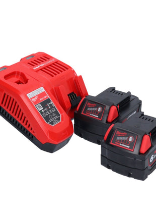 Clé à chocs sans fil Milwaukee M18 ONEFHIWF1-602X 18 V 2033 Nm 1″ brushless + 2x batterie 6,0 Ah + chargeur + boîtier HD