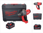 Milwaukee M18 ONEFHIWF1-801X Llave de impacto inalámbrica 18 V 2033 Nm 1″ sin escobillas + 1x batería 8,0 Ah + caja HD - sin cargador