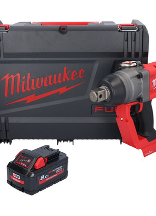 Milwaukee M18 ONEFHIWF1-801X Akku Schlagschrauber 18 V 2033 Nm 1″ Brushless + 1x Akku 8,0 Ah + HD Box - ohne Ladegerät