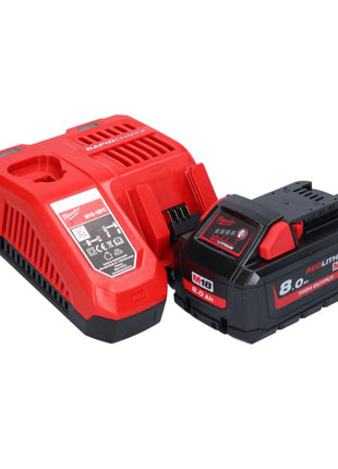 Milwaukee M18 ONEFHIWF1-801X Akku Schlagschrauber 18 V 2033 Nm 1″ Brushless + 1x Akku 8,0 Ah + Ladegerät + HD Box