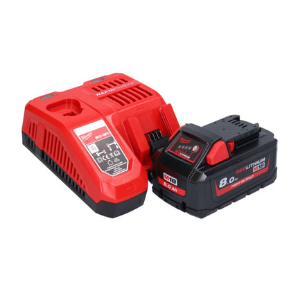Milwaukee M18 ONEFHIWF1-801X Clé à choc sans fil 18 V 2033 Nm 1 Brushless + 1x batterie 8,0 Ah + chargeur + HD Box