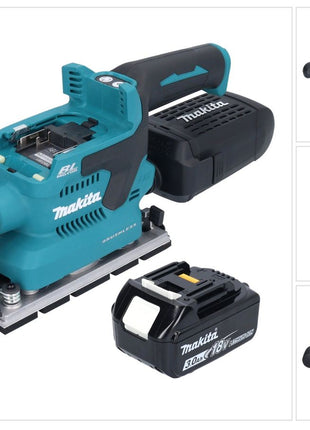 Makita DBO 381 F1U Ponceuse vibrante sans fil 18 V 93 x 185 mm Brushless + 1x batterie 3,0 Ah - sans chargeur