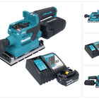 Makita DBO 381 RF1U Ponceuse vibrante sans fil 18 V 93 x 185 mm Brushless + 1x batterie 3,0 Ah + chargeur